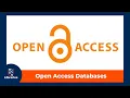 Open Access Databases - WCSU Library Tutorials
