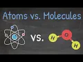 Chemistry Basics Understanding The Difference Between Atoms Molecules Tadashi Science