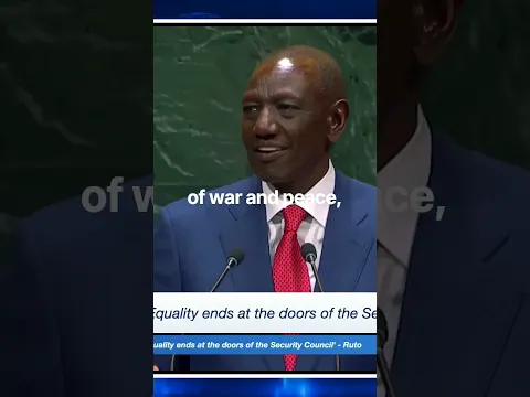 William Ruto Slams the UN for Discrimination