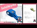SolidWorks 3D CAD EXERCISES 39 StudyCadCam Solution Tutorial