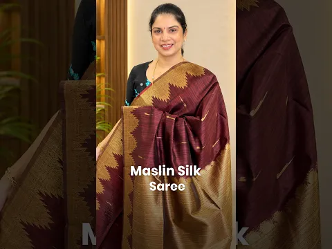 Maslin Silk Saree | templedesigner.com