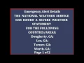 Tornado Emergency Albany GA