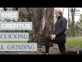 KNEE CREPITUS knee grinding noise or knee clicking noise with osteoarthritis