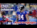 Theo Johnson WEEK 10 Highlights ALL TOUCHES TARGETS