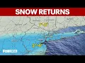 Up to 3 inches of snow possible Sunday night in New York City Long Island northeast New Jersey