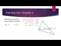 Geometry A Chapter 4 - Congruent Triangles Test Review
