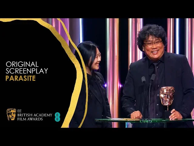 Parasite Wins Original Screenplay | EE BAFTA Film Awards 2020