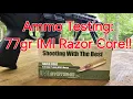 Ammunition Testing IMI 77gr Razor Core