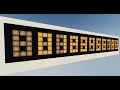 Small 7-Segment Numeric Display Signal Strength Input Counter Minecraft 1 16