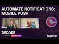 Automate Push notifications with Flutter and Node js