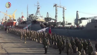 عناصر من القوات المسلحة المصرية والأردنية تنفذ المناورة العسكرية المشتركة العقبة 2016 