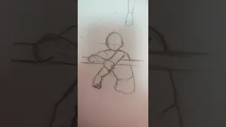 Leaning on a rail pose Reference drawings