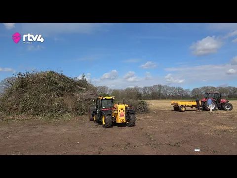 Opbouw paasvuur Oud Bergentheim 2026