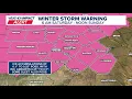 Stormy weather for the Austin-area Friday night icing potential increases through Saturday