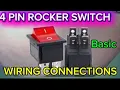 How to use and wire a 4pin rocker switch