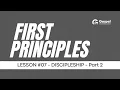 FIRST PRINCIPLE - LESSON