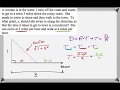 Optimization - Minimum time to Swim and Walk to Town