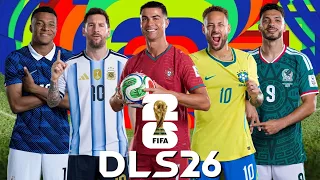 POR FIN! DLS 26 ACTUALIZADO WORLD CUP EDITION CON NUEVOS FICHAJES, SELECCIONES, NARRACION Y MAS