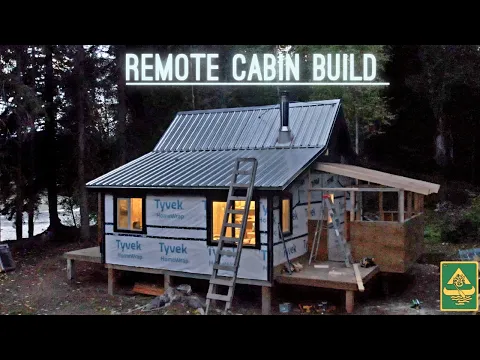 WOODEN CABIN BUILD - A Dock To Drink Coffee On