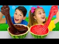 Download Lagu Sasha and Watermelon Slime Challenge