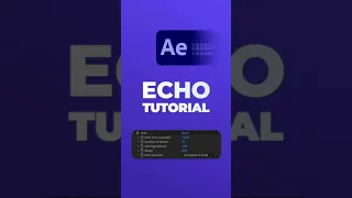 How to Create a Motion Trail Effect in After Effects Echo Effect Tutorial