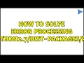 Ubuntu How to solve error processing python2 - pth