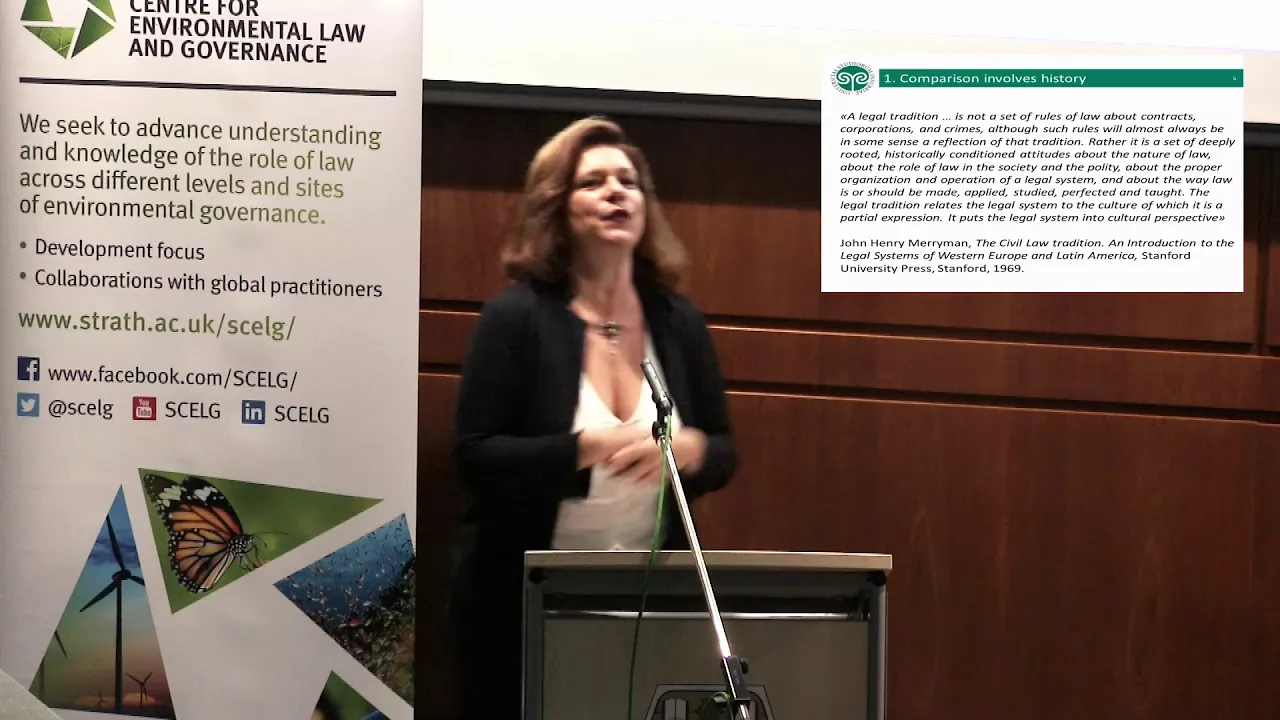 Prof Barbara Pozzo - Comparative Legal Methods for Global Environmental Law Research