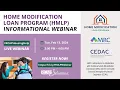 RCAP Solutions Webinar Home Modification Loan Program HMLP Overview 2024
