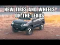 NEW WHEELS AND TIRES ON THE LEXUS