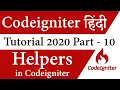 What is Codeigniter Helpers Codeigniter Tutorial in Hindi Part - 10 learn2smart