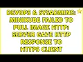 DevOps SysAdmins Minikube Failed to pull image http server gave HTTP response to HTTPS client