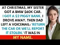 Download Lagu My Parents Gave My Sister a BMW with a Red Bow. I Got $2. So I Left and Blocked Them at 2AM