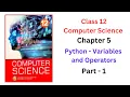 12th Computer Science - Chapter 5 Python