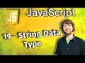 JavaScript Programming Tutorial 19 - String Data Type