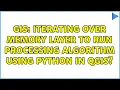 GIS Iterating over memory layer to run processing algorithm using Python in QGIS 2 Solutions