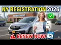 New York Registration Renewal 2026 Fees Deadline Online Process Requirements
