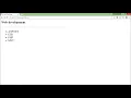 HTML - List Tags