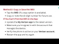 How To Get An IMEI Number From The Verizon App - Device Info
