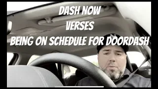 Dash Now vs scheduling Is there really a difference