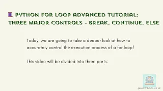 Python Study Notes Complete Control of For Loops In-depth Analysis of break continue and else