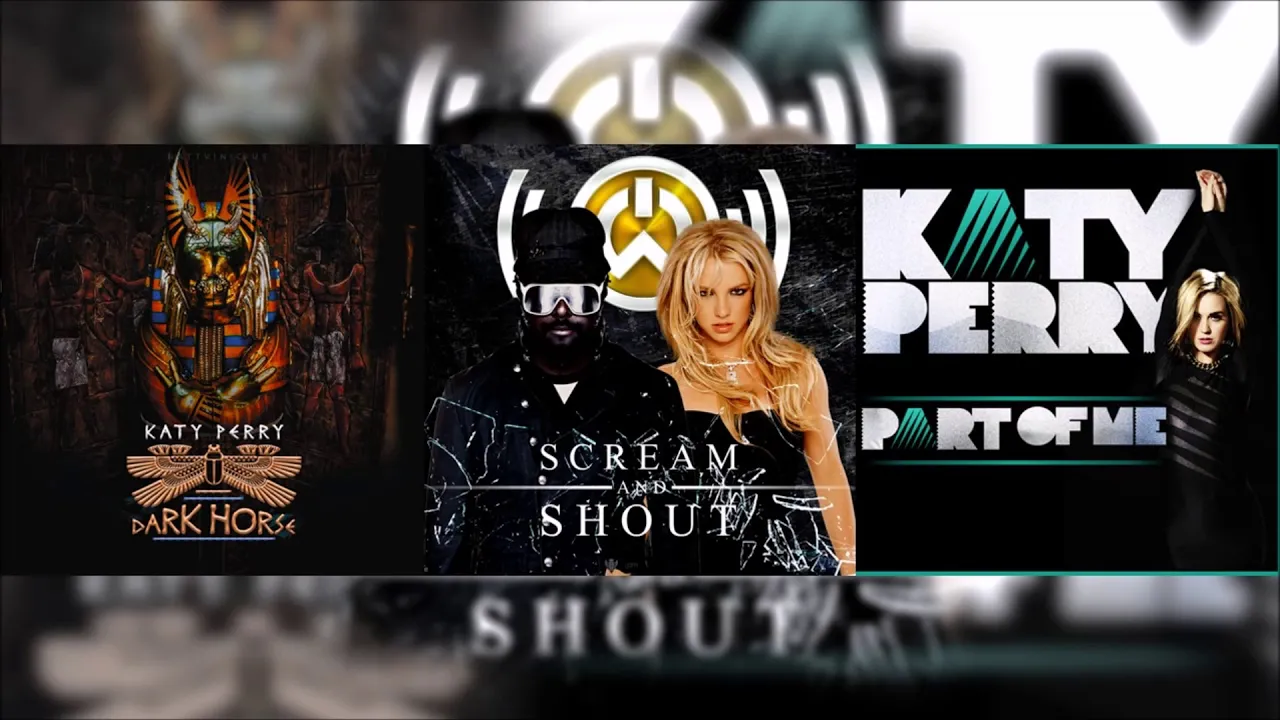 Dark Scream & Shout Of Me (pitched)(A mashup of Dark Horse, Scream & Shout & Part Of Me)