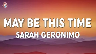 sarah geronimo maybe this time lyrics 