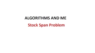 Stack Span problem