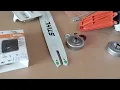 Switching MS 250 to Rim Sprocket 7T 325 kit 16 Bar