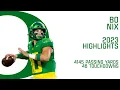 Bo Nix 2023 Highlights