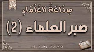 درس 29 صبر العلماء ج2 سلسلة صناعة العلماء راغب السرجاني 