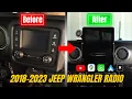 Wireless CarPlay 12 1 Tesla Screen for 2018-2023 Jeep Wrangler - Full Install Review