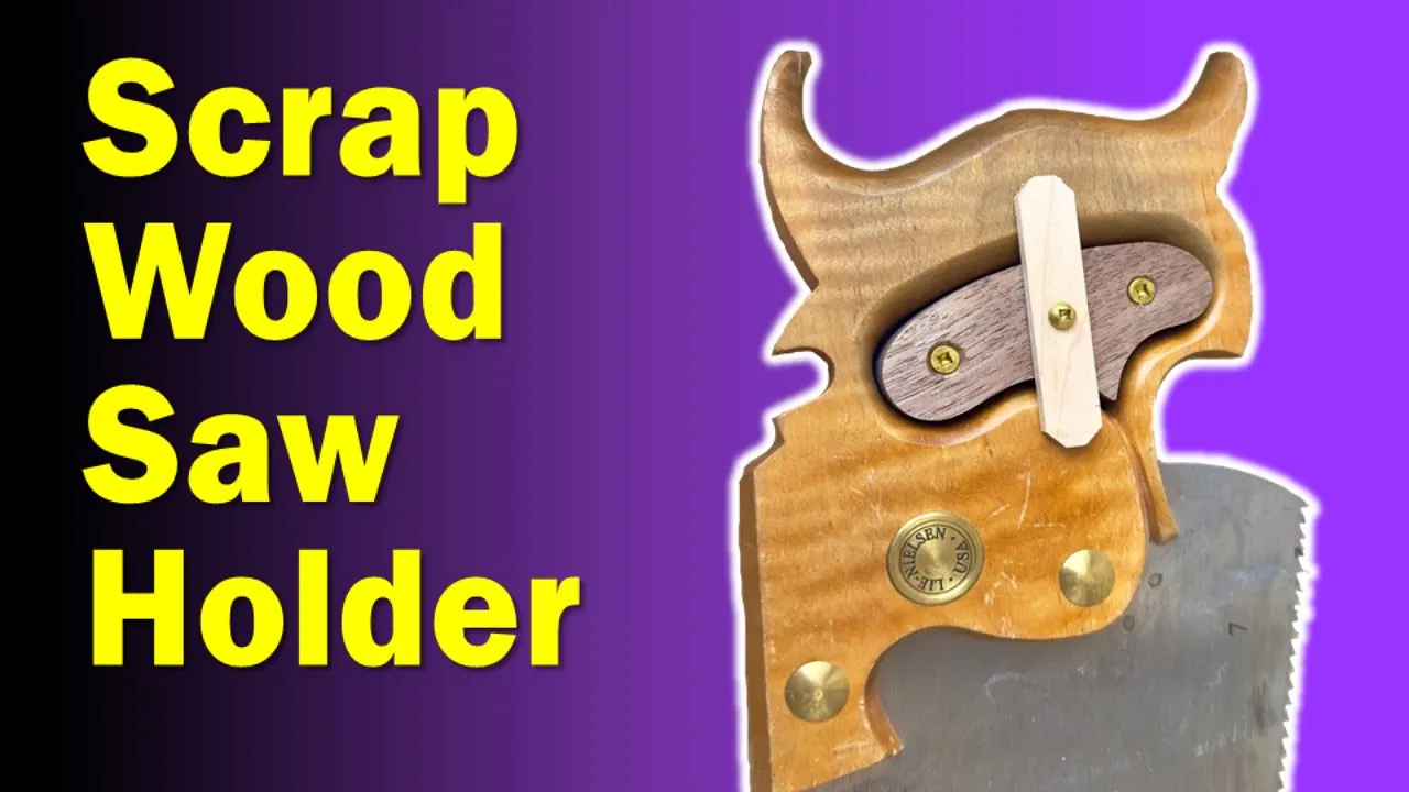 Hand Saw Holder Woodworking | Quick and Easy