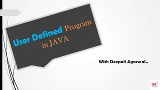 User defined Program in JAVA How to Take Input From User CORE JAVA Hindi