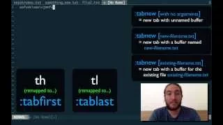 Badass Vim Tutorials - Managing Tabs in Vim